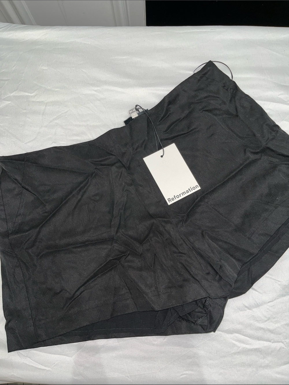 Reformation June Low Shorts Black with Tag